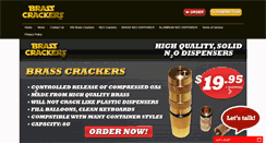 Desktop Screenshot of brasscrackers.com